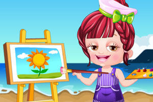 可愛(ài)寶貝當(dāng)畫家