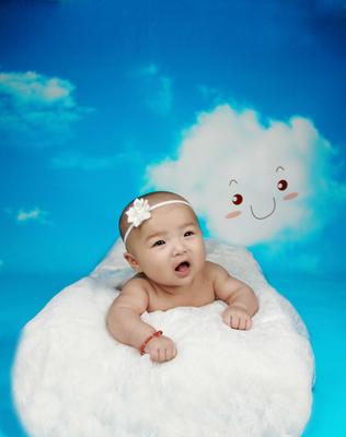 寶貝百天照,可愛吧