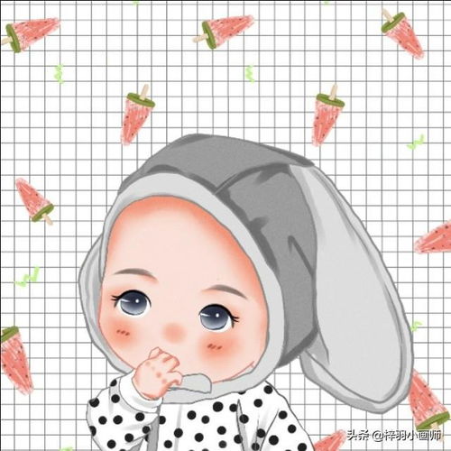 家有一娃 如得一寶 俏皮可愛寶寶卡通頭像