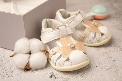 可愛蝴蝶結涼鞋童鞋兒童用品攝影圖 攝影圖 下載至來源處